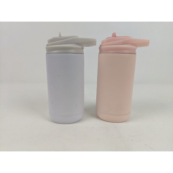 Maars 12oz Bunny Rabbit Insulated Kids Sports Bottle Pink Blue Lot of 2 - Picture 3 of 12